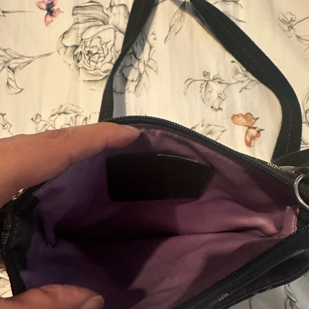 Coach Black Op Art Signature Crossbody Bag - Picture 7 of 12
